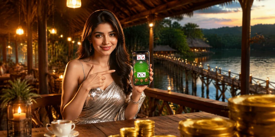সিলেটের চা বাগানের সন্ধ্যায় স্লট গেম উপভোগের দৃশ্য